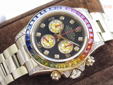 daytona rainbow rolex replica|rolex daytona rainbow for sale.